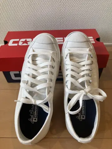Converse Jack Purcell 화이트 스니커즈