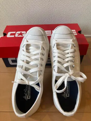 Converse Jack Purcell 화이트 스니커즈