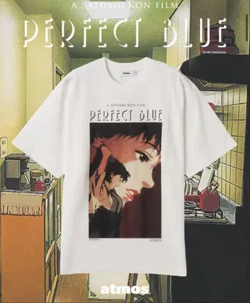PERFECT BLUE x atmos 셔츠 L 사이즈 White