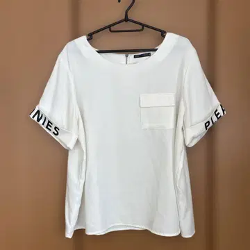 빅 사이즈 화이트 3L 셔츠 포켓 부착