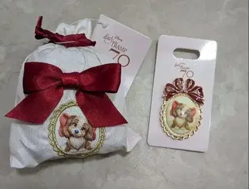 디즈니 스토어 레이디 브로치 쇼핑백