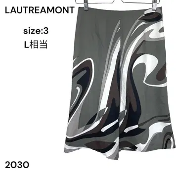 LAUTREAMONT 로트레아몽 스커트 무릎 기장 3 세련된 고급