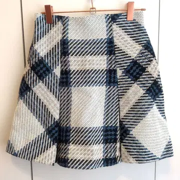 스나이델 SNIDEL 플레어 스커트 로빙 체크 미니 스커트