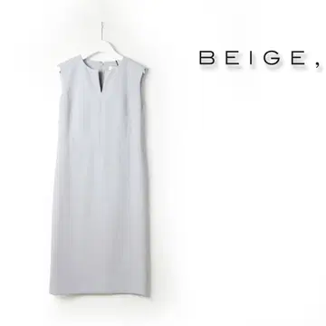 376 새상품 BEIGE 베이지 LUIZA / 슬리브리스 원피스 4