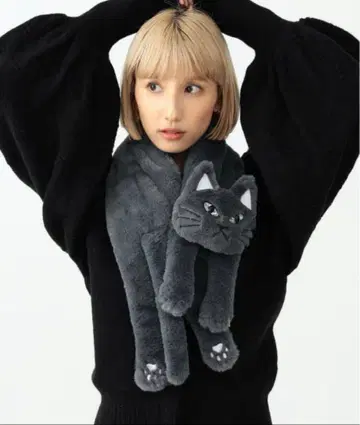 mmts 마미타스 고양이 티펫 머플러 나카가와 쇼코 고양이 CAT