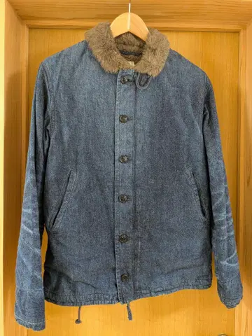 미착용 Toys McCoy WAREHOUSE 데님 덱 자켓 M