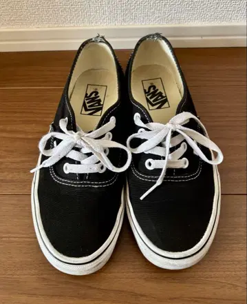 VANS 블랙 스니커즈 여성용 23.5cm