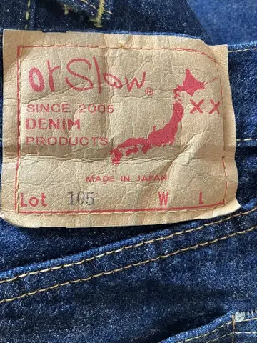 orslow Lot 105 스트레이트 데님
