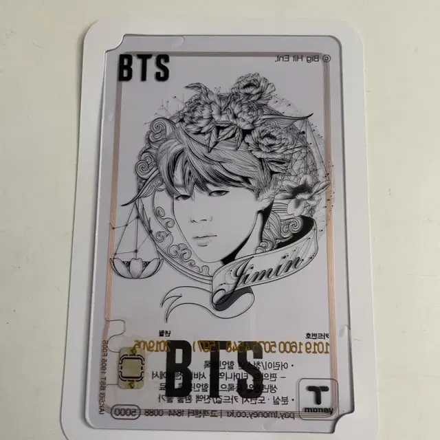 방탄소년단 지민 티머니 카드