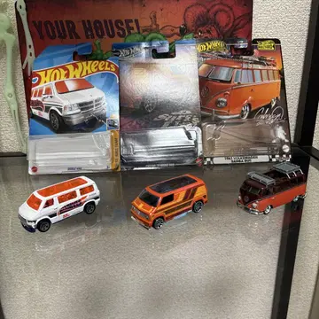Hot Wheels 미니카 밴 3대