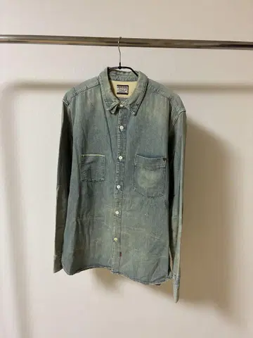 아나크로노름 ANACHRONORM 리딩 데님 셔츠 가공 01