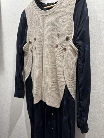 인도 면 자수 원피스 꽃 자수