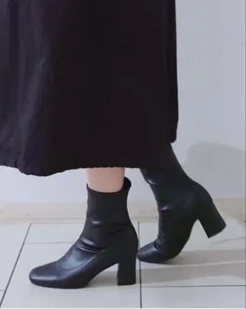 [ nikoand - ] 니코앤드 오리지널 스트레치 부츠 블랙 S