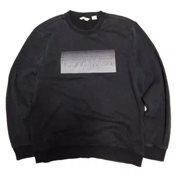 Calvin Klein 캘빈클라인 프린트 맨투맨 블랙 L