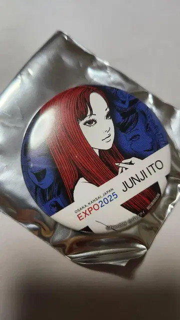 만박 미야쿠미야쿠 EXPO2025 캔뱃지 토미에 만박 이토 준지 콜라보