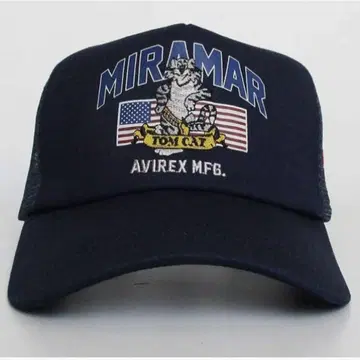 AVIREX MIRAMAR 캡 네이비 [미사용 새상품] 레어템
