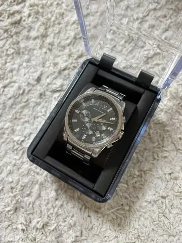 [ A|X ARMANI EXCHANGE ] 아날로그 시계 실버
