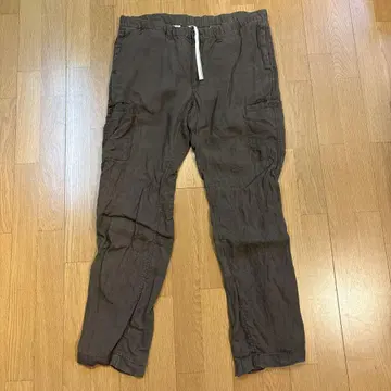 LLBEAN 린넨 100% 카고 팬츠 34x32