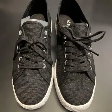 SUPERGA 블랙 스니커즈 39