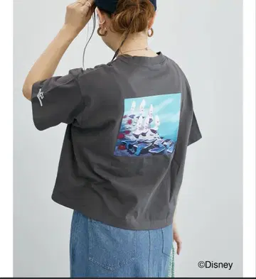 원더랜드 앨리스 오이스터즈 T셔츠 차콜 그레이