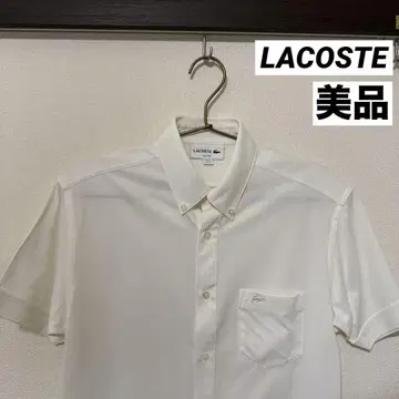 LACOSTE 반팔 셔츠 화이트