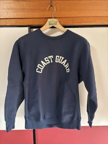 웨어하우스 Lot 483 COASTGUARD 리버스 위브 맨투맨