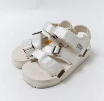 스이콕 비브람 Vibram 화이트 스트랩 샌들 24cm