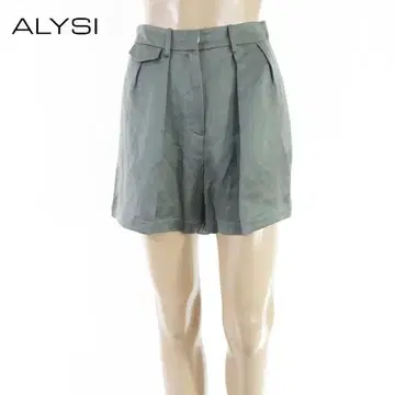 새상품 알리시 ALYSI 숏팬츠 42 EPT1057 L 사이즈 린넨
