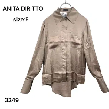 ANITA DIRITTO 셔츠 상의 긴팔 FREE 멋진 비즈니스