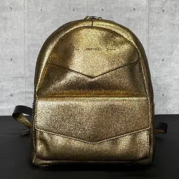 [ 미사용급 ] JIMMY CHOO CASSIE 캐시 골드 백팩