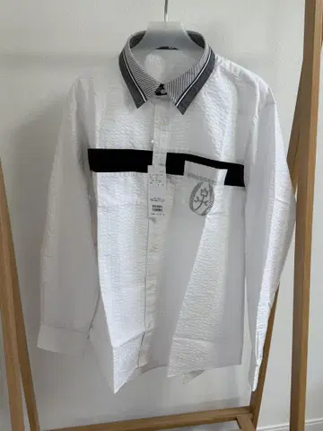 [ 미사용 새상품 ] 까스텔바작 셔츠 화이트 긴팔 셔츠 사이즈 50