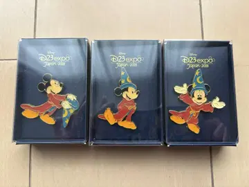 D23 Expo Japan 2018 미키마우스 핀 배지 세트