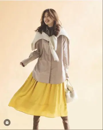 루니 빅 셔츠 베이지 38