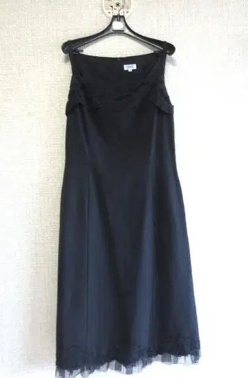 FOXEY BOUTIQUE 레이스 슬리브리스 롱 원피스 40