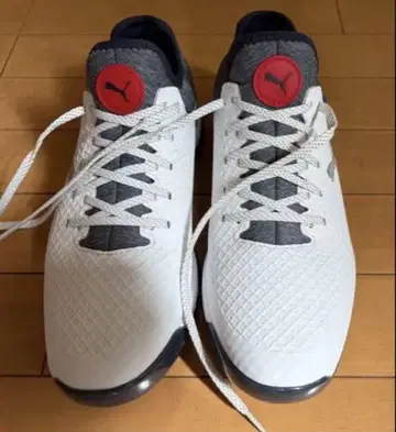 PUMA 골프화 화이트/그레이/레드