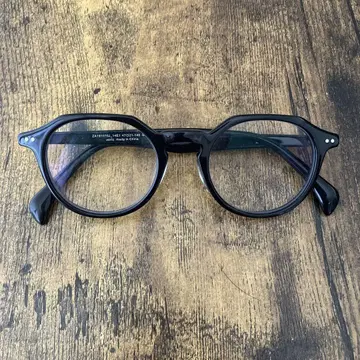 Zoff 블랙 안경 47mm 케이스 포함 도수 없음