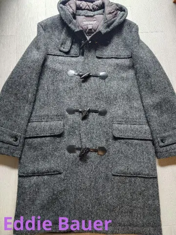 가격 인하 에디바우어 EddieBauer 더플 코트 해리스 트위드