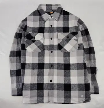 BLUCO/BUFFALO CHECK FLANNEL SHIRT(BLK)L