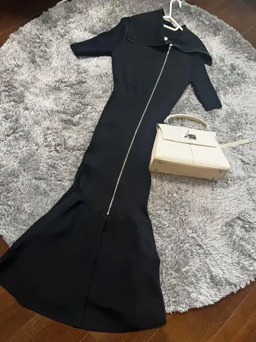 머메이드 지퍼 원피스 가격 인하 불가 블랙 새상품급