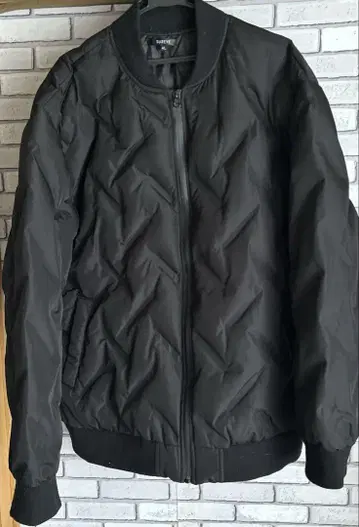 빅 사이즈 블랙 퀼팅 자켓 4L