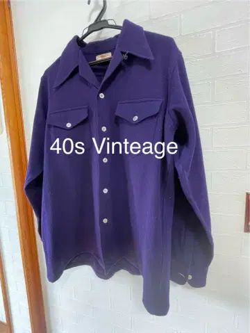 [ 40s ] BRENT 울 셔츠 로카빌리 셔츠 50s 빈티지