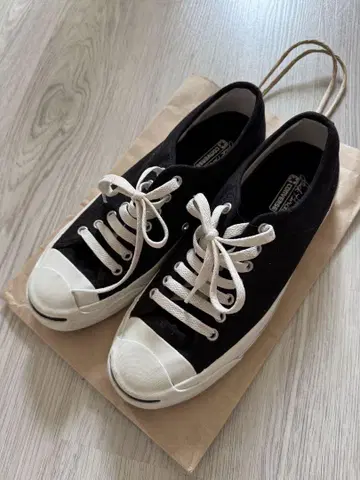 새상품급 CONVERSE 컨버스 잭퍼셀 로우컷 스니커즈 블랙