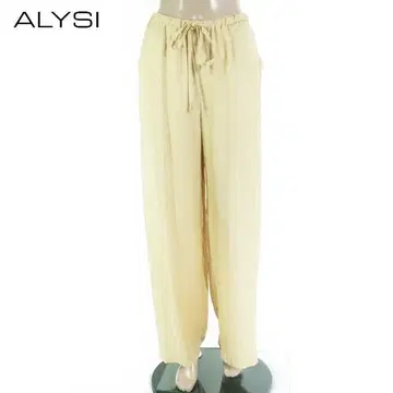 새상품 알리시 ALYSI 이지 팬츠 42 EPT1060 L 사이즈 실크