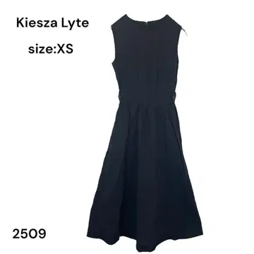 Kiesza Lyte FREE 원피스 무릎 기장 XS 블랙 슬리브리스