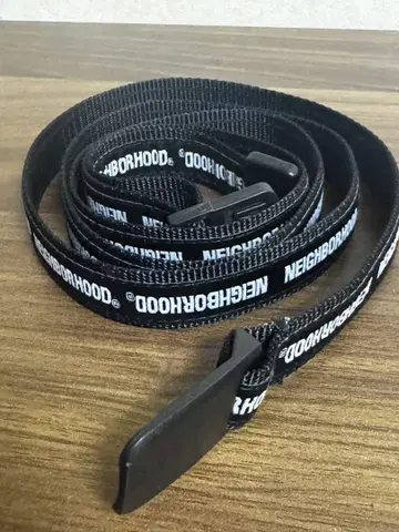 NEIGHBORHOOD 18SS 네이버후드 나일론 벨트 블랙