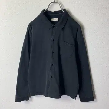 90s Y's bis 스웨트 셔츠 블랙 짧은 기장 옷깃 포켓 일본제