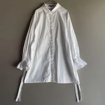 [새상품급] LAURA ASHLEY 롱 튜닉 프릴 소매 리본