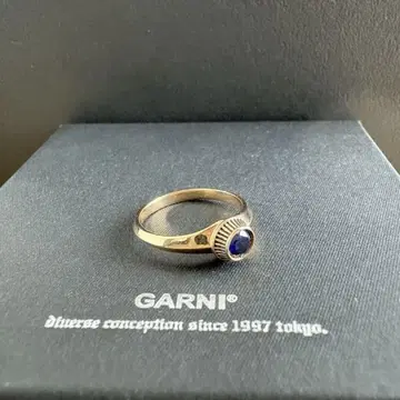 [ 새상품 ] GARNI 골드링 블루스톤 핑키링