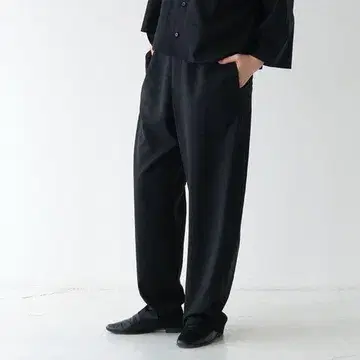 완판템 LOEFF 울 트로 본탄 트라우저 팬츠 블랙 00