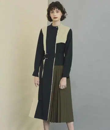 유나이티드 도쿄 아지메 블로킹 원피스 원피스
